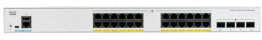 SWITCH CISCO CATALYST 1000 24 PUERTOS 10/100/1000 GIGABIT, 4 X1 G SFP UPLINKS-Switches PoE-CISCO-Bsai Seguridad & Controles