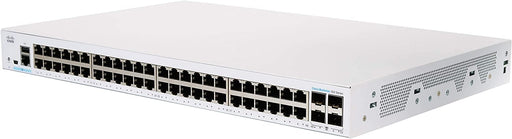 SWITCH CISCO BUSINESS CBS, 48 PUERTOS 10/100/1000 GIGABIT, ADMINISTRABLE, 4 PUERTOS SFP-Switches PoE-CISCO-NIC-3672-Bsai Seguridad & Controles