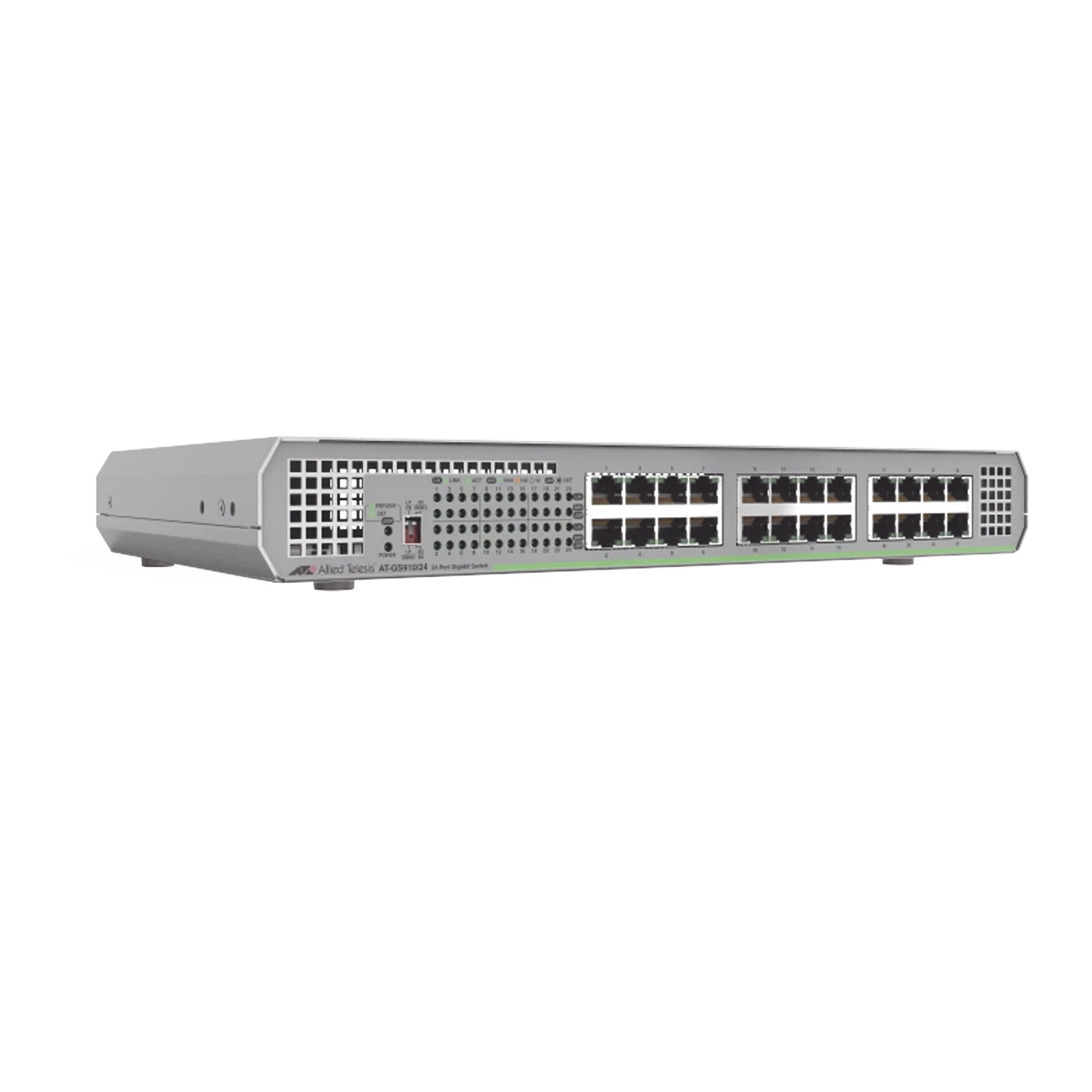 SWITCH GIGABIT ETHERNET NO ADMINISTRADO 24 PUERTOS 10/100/1000 MBPS-Networking-ALLIED TELESIS-Bsai Seguridad & Controles