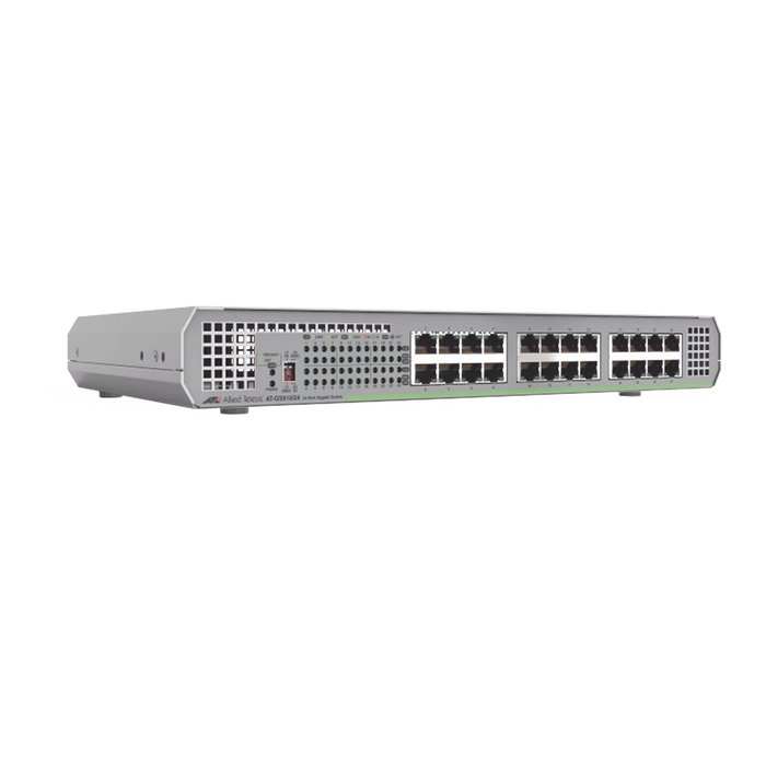 SWITCH GIGABIT ETHERNET NO ADMINISTRADO 24 PUERTOS 10/100/1000 MBPS-Networking-ALLIED TELESIS-AT-GS910/24-10-Bsai Seguridad & Controles