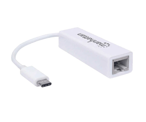 MANHATTAN 507585 ADAPTADOR DE USB TIPO C A RED GIGABIT USB SUPERSPEED 3.2 GENERACIÓN 1; 10/100/1000 MBPS GIGABIT ETHERNET-Accesorios y Cables USB-MANHATTAN-MAN0410001-Bsai Seguridad & Controles