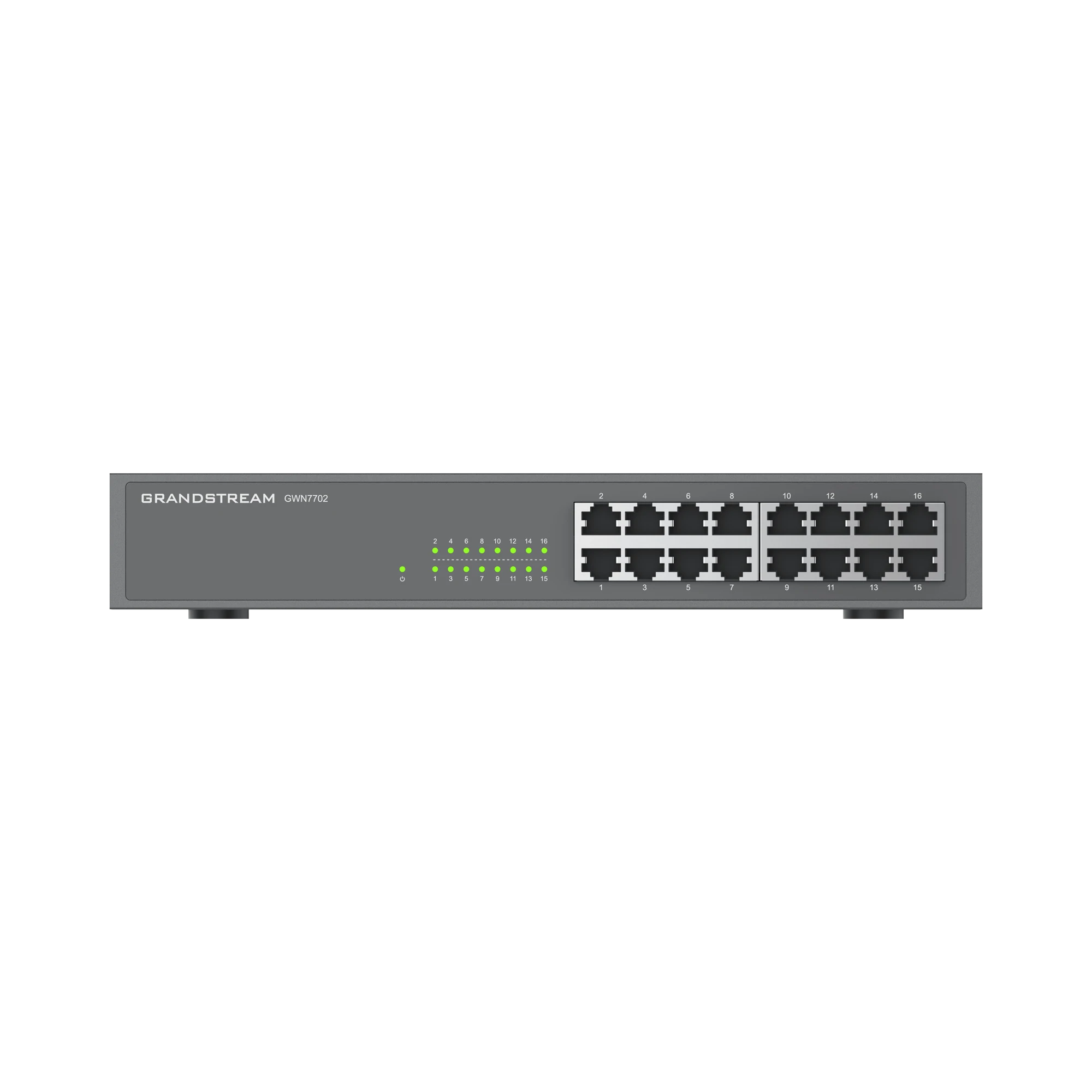 SWITCH NO ADMINISTRABLE / 16 PUERTOS 10/100/1000 MBPS-Networking-GRANDSTREAM-Bsai Seguridad & Controles