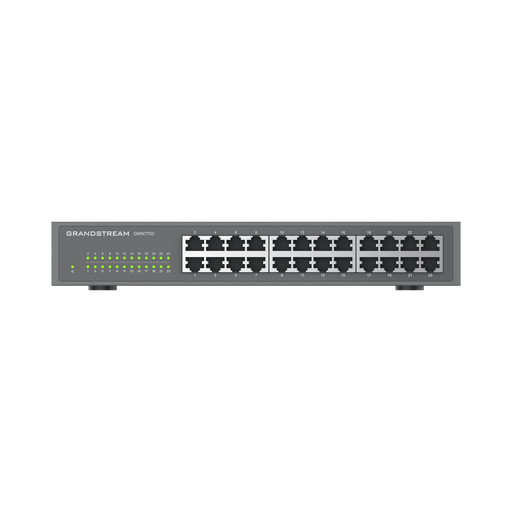 SWITCH GIGABIT NO ADMINISTRABLE / 24 PUERTOS 10/100/1000 MBPS-Networking-GRANDSTREAM-GWN7703-Bsai Seguridad & Controles