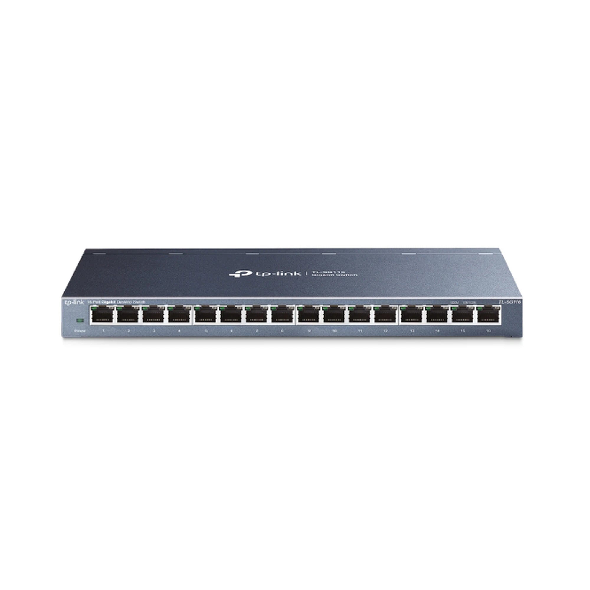 SWITCH GIGABIT NO ADMINISTRABLE DE 16 PUERTOS 10/100/1000 MBPS PARA ESCRITORIO-Switches-TP-LINK-Bsai Seguridad & Controles