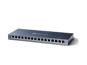 TP-LINK TL-SG116 -SWITCH GIGABIT NO ADMINISTRABLE DE 16 PUERTOS 10/100/1000 MBPS PARA ESCRITORIO-Switches-TP-LINK-Bsai Seguridad & Controles