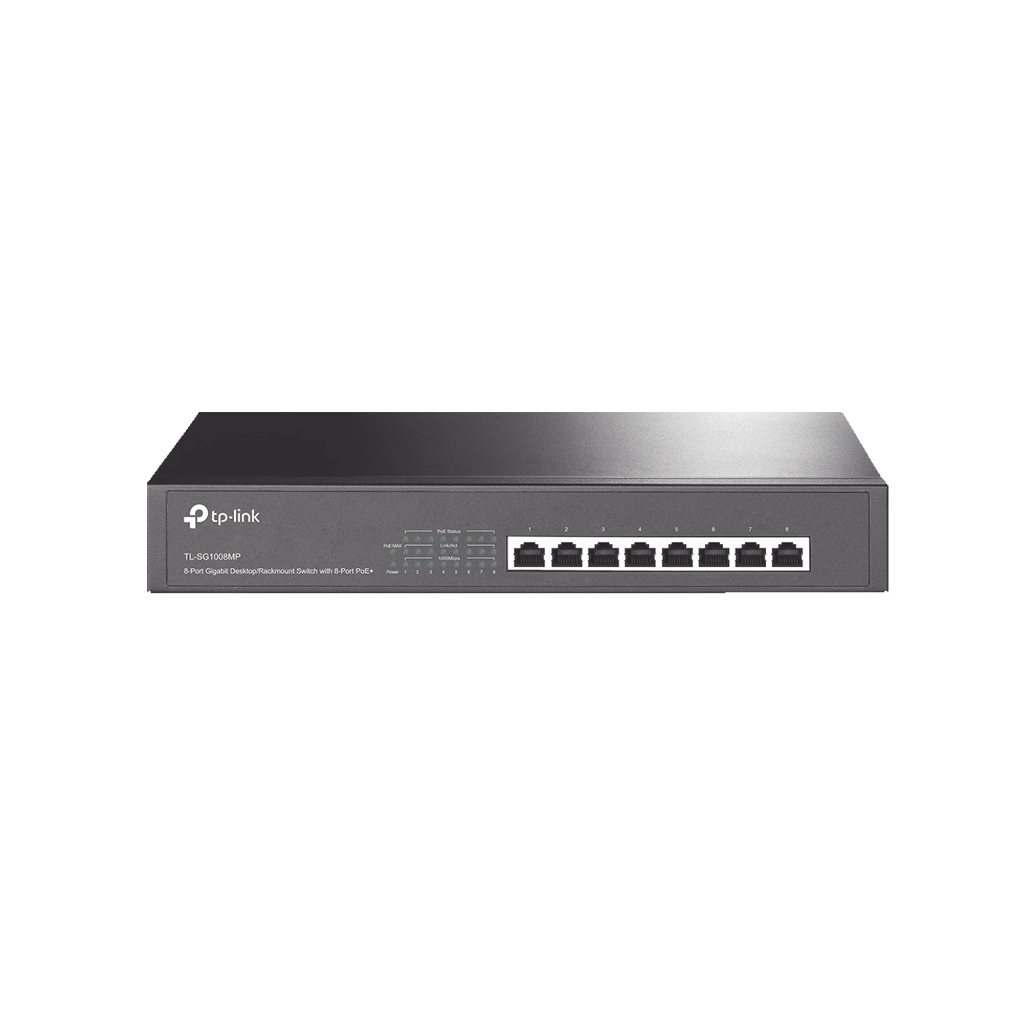 SWITCH GIGABIT POE+ NO ADMINISTRABLE DE 8 PUERTOS 10/100/1000 MBPS Y 8 PUERTOS POE PARA ESCRITORIO-Switches-TP-LINK-Bsai Seguridad & Controles