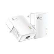 KIT ADAPTADOR POWERLINE GIGABIT ETHERNET, TECNOLOGIA HOMEPLUG AV2, 1000MBPS, PLUG AND PLAY, HASTA 300 M DENTRO DE CASA, 1 PUERTO 10/100/1000 MBPS Y TAMAÑO ULTRA COMPACTO-Convertidores de Medios-TP-LINK-Bsai Seguridad & Controles