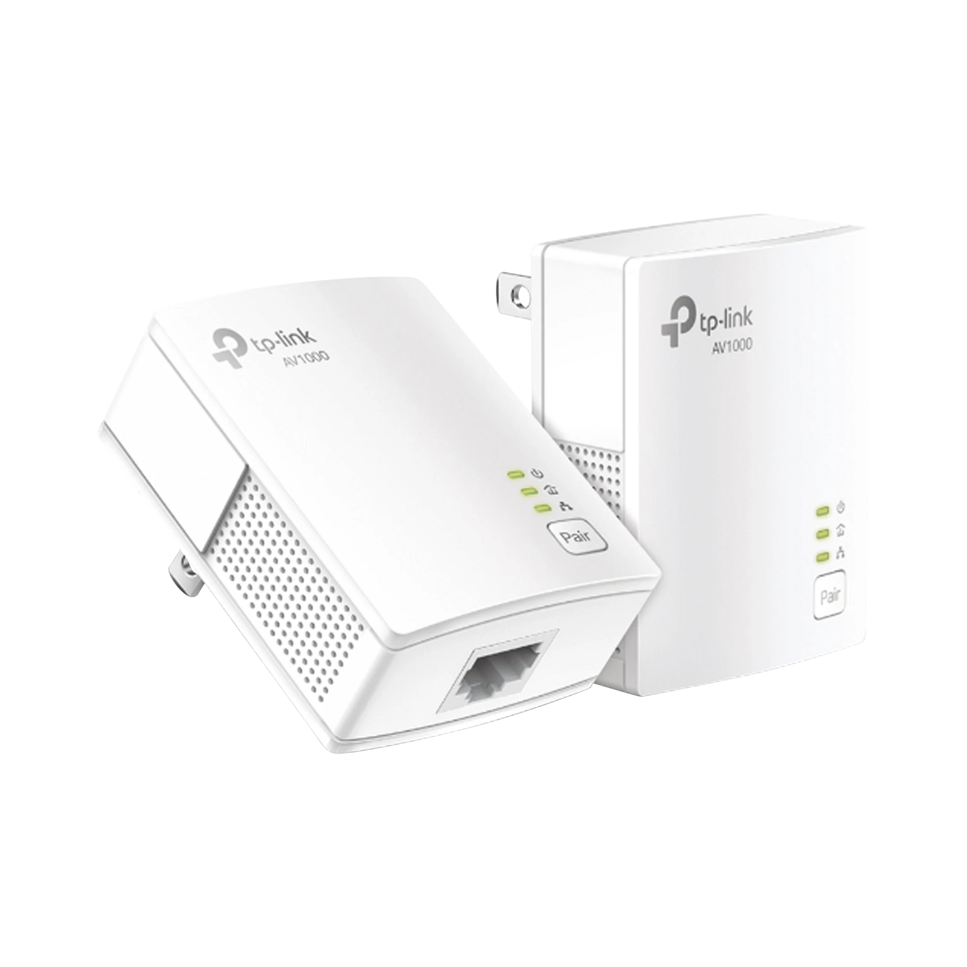 KIT ADAPTADOR POWERLINE GIGABIT ETHERNET, TECNOLOGIA HOMEPLUG AV2, 1000MBPS, PLUG AND PLAY, HASTA 300 M DENTRO DE CASA, 1 PUERTO 10/100/1000 MBPS Y TAMAÑO ULTRA COMPACTO-Convertidores de Medios-TP-LINK-Bsai Seguridad & Controles