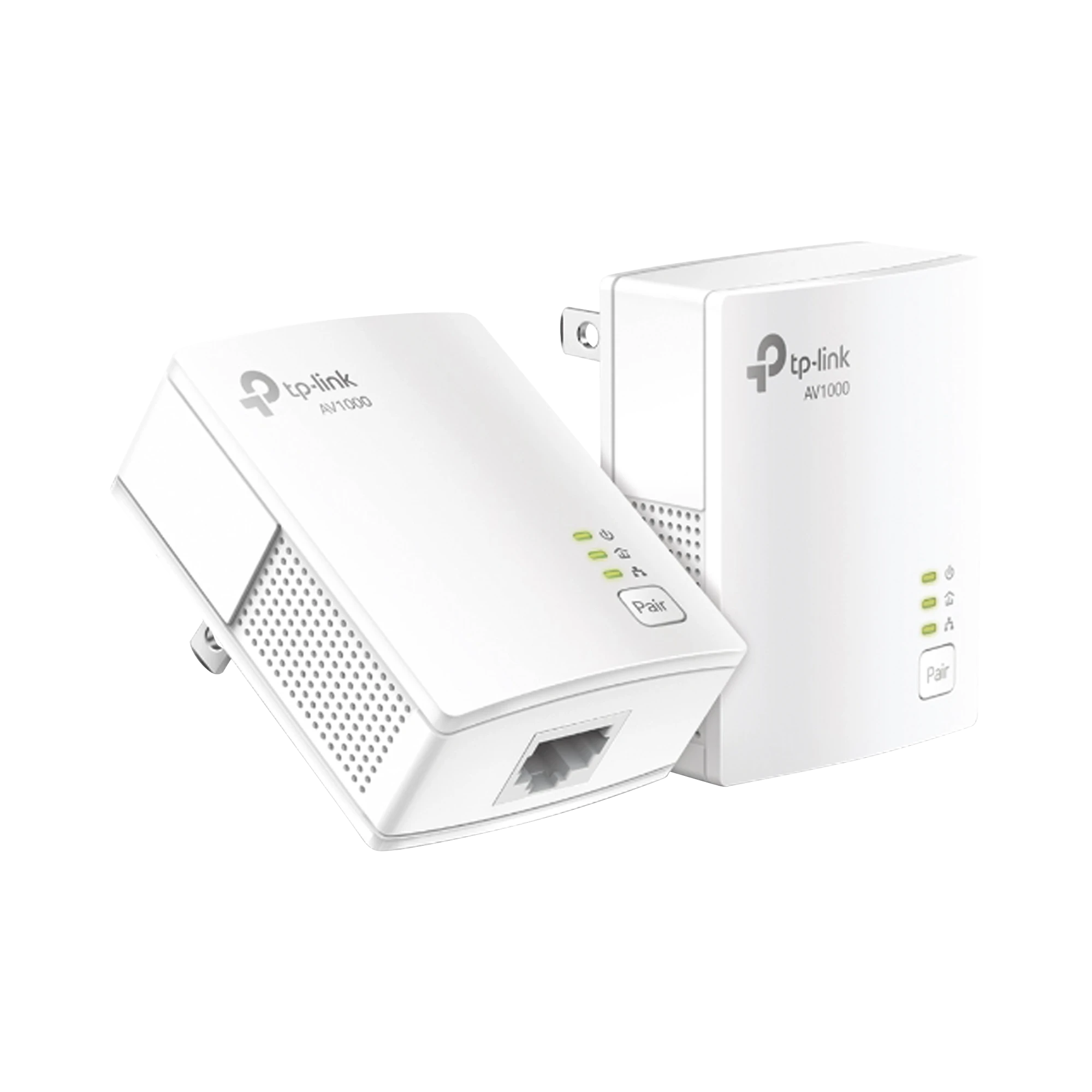 KIT ADAPTADOR POWERLINE GIGABIT ETHERNET, TECNOLOGIA HOMEPLUG AV2, 1000MBPS, PLUG AND PLAY, HASTA 300 M DENTRO DE CASA, 1 PUERTO 10/100/1000 MBPS Y TAMAÑO ULTRA COMPACTO-Convertidores de Medios-TP-LINK-Bsai Seguridad & Controles