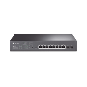 SWITCH POE JETSTREAM SDN ADMINISTRABLE 8 PUERTOS 10/100/1000 MBPS + 2 PUERTOS SFP, 8 PUERTOS POE, 150W, ADMINISTRACIÓN CENTRALIZADA OMADA SDN-Inyectores PoE-TP-LINK-Bsai Seguridad & Controles