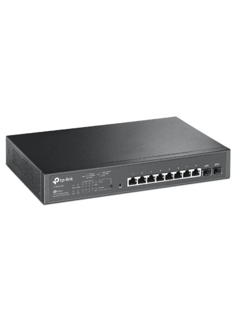 TP-LINK TL-SG2210MP - SWITCH POE JETSTREAM SDN ADMINISTRABLE 8 PUERTOS 10/100/1000 MBPS + 2 PUERTOS SFP, 8 PUERTOS POE, 150W, ADMINISTRACIÓN CENTRALIZADA OMADA SDN-Switches POE-TP-LINK-Bsai Seguridad & Controles