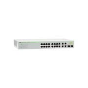 SWITCH WEBSMART DE 16 PUERTOS 10/100 MBPS + 2 PUERTOS 10/100/1000 MBPS + 2 SFP GIGABIT COMBO-Networking-ALLIED TELESIS-Bsai Seguridad & Controles