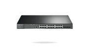 TP-LINK TL-SG3428MP - SWITCH L2+ OMADA POE+ , 24 PUERTOS POE+ 10/100/1000 MBPS , 4 PUERTOS SFP 1G , 2 PUERTOS CONSOLA (RJ45 Y MICROUSB) , ADMINISTRACIÓN CENTRALIZADA OMADA O STAND-ALONE , MULTICAST IGMP , CALIDAD DE SERVICIO , PRESUPUESTO POE 384W-Switches POE-TP-LINK-Bsai Seguridad & Controles