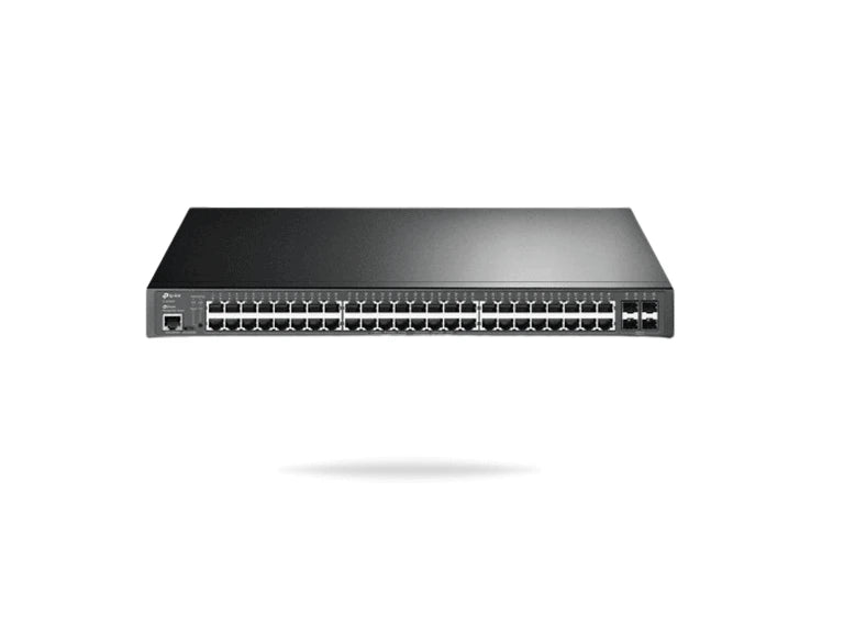 TP-LINK TL-SG3452P - SWITCH L2+ OMADA POE+ , 48 PUERTOS POE+ 10/100/1000 MBPS , 4 PUERTOS SFP 1G , 2 PUERTOS CONSOLA (RJ45 Y MICROUSB) , ADMINISTRACIÓN CENTRALIZADA OMADA O STAND-ALONE , MULTICAST IGMP , CALIDAD DE SERVICIO , PRESUPUESTO POE 384W-Switches POE-TP-LINK-Bsai Seguridad & Controles