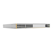 SWITCH POE+ STACKEABLE CAPA 3, 24 PUERTOS 10/100/1000 MBPS + 4 PUERTOS SFP+ 10 G Y DOS BAHÍAS HOTSWAP PSU-Networking-ALLIED TELESIS-Bsai Seguridad & Controles