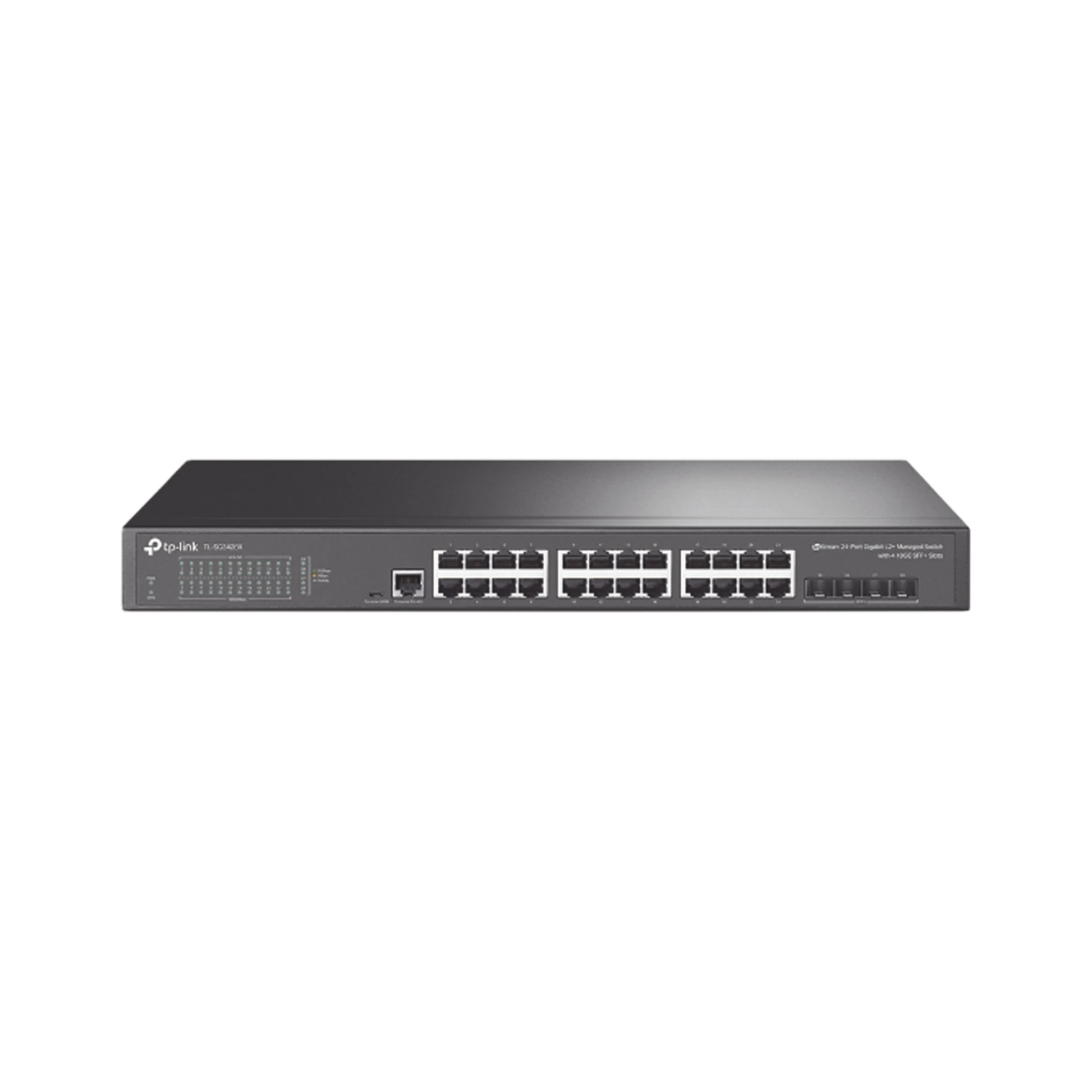 SWITCH JETSTREAM SDN ADMINISTRABLE 24 PUERTOS 10/100/1000 MBPS + 4 PUERTOS SFP+, ADMINISTRACIÓN CENTRALIZADA OMADA SDN-Switches-TP-LINK-Bsai Seguridad & Controles