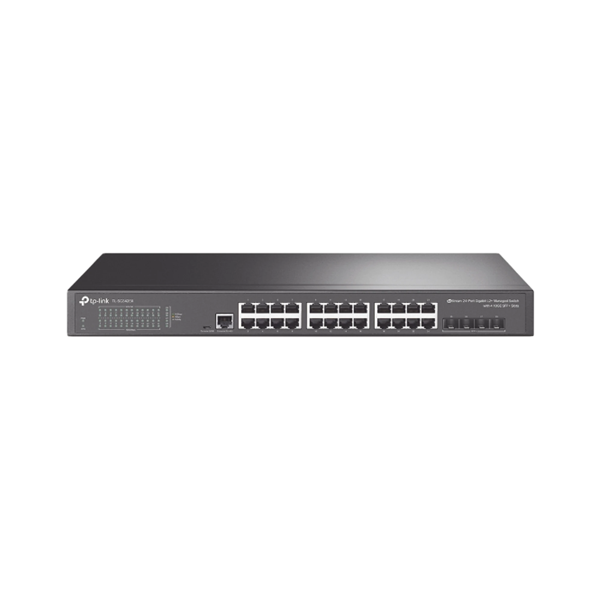 SWITCH JETSTREAM SDN ADMINISTRABLE 24 PUERTOS 10/100/1000 MBPS + 4 PUERTOS SFP+, ADMINISTRACIÓN CENTRALIZADA OMADA SDN-Switches-TP-LINK-Bsai Seguridad & Controles