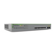 SWITCH POE+ GIGABIT WEBSMART DE 10 PUERTOS 10/100/1000 MBPS (2 X COMBO) + 2 PUERTOS GIGABIT SFP (COMBO), 75 W-Networking-ALLIED TELESIS-Bsai Seguridad & Controles