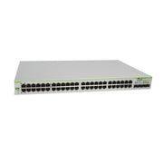 SWITCH GIGABIT WEBSMART DE 48 PUERTOS 10/100/1000 MBPS (4 X COMBO) + 4 PUERTOS GIGABIT SFP COMBO-Switches-ALLIED TELESIS-Bsai Seguridad & Controles