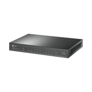 SWITCH DE ESCRITORIO POE+, NO ADMINISTRABLE 8 PUERTOS 10/100/1000 MBPS + 1 PUERTOS 10/100/1000 MBPS (UPLINK) + 1 PUERTO SFP, 63W-Inyectores PoE-TP-LINK-Bsai Seguridad & Controles