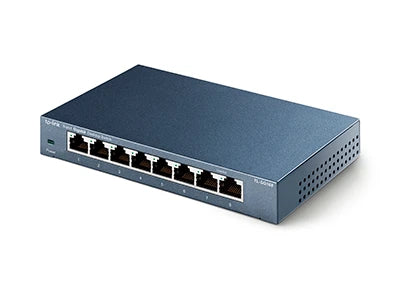 TP-LINK TL-SG108 - SWITCH GIGABIT NO ADMINISTRABLE DE 8 PUERTOS 10/100/1000 MBPS.-Switches-TP-LINK-Bsai Seguridad & Controles