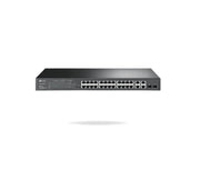 TP-LINK TL-SL2428P - SWITCH POE+ JETSTREAM SDN ADMINISTRABLE 24 PUERTOS 10/100 MBPS + 2 PUERTOS 10/100/1000 MBPS (UPLINK) + 2 PUERTOS SFP (COMBO 2 RJ45 10/100/1000 MBPS), 250W, ADMINISTRACIÓN CENTRALIZADA OMADA SDN-Switches POE-TP-LINK-Bsai Seguridad & Controles