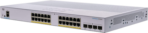 SWITCH CISCO BUSINESS CBS, 24 PUERTOS 10/100/1000 MBPS, ADMINISTRABLE, 4 PUERTOS SFP, POE-Switches PoE-CISCO-Bsai Seguridad & Controles