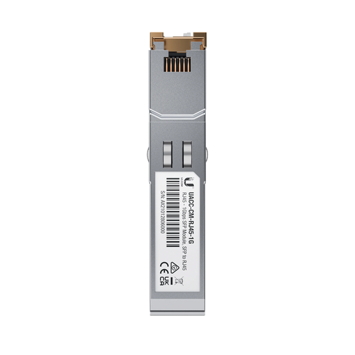 UFIBER MÓDULO ETHERNET RJ45 A SFP 10/100/1000 MBPS, DISTANCIA HASTA 100 M-Networking-UBIQUITI NETWORKS-Bsai Seguridad & Controles