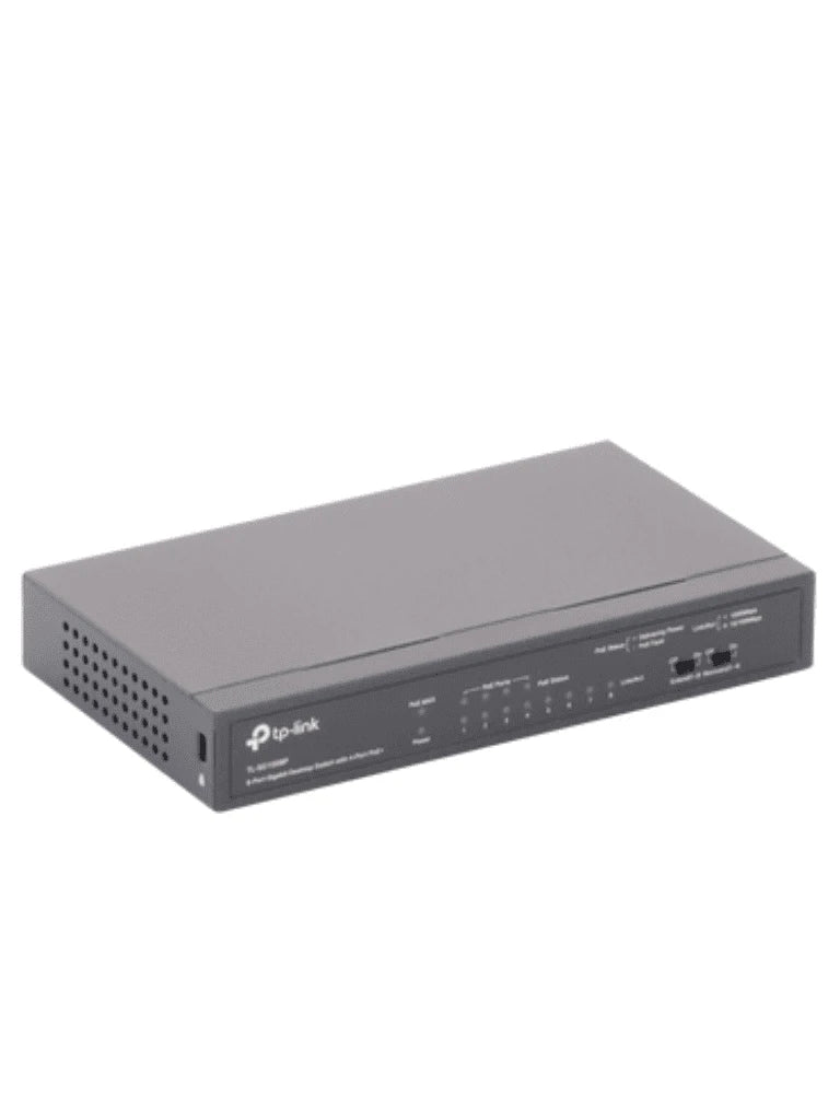 TP-LINK TL-SG1008P - SWITCH GIGABIT POE+ NO ADMINISTRABLE DE 8 PUERTOS 10/100/1000 MBPS, SOLO 4 PUERTOS POE, PARA ESCRITORIO-Switches POE-TP-LINK-Bsai Seguridad & Controles