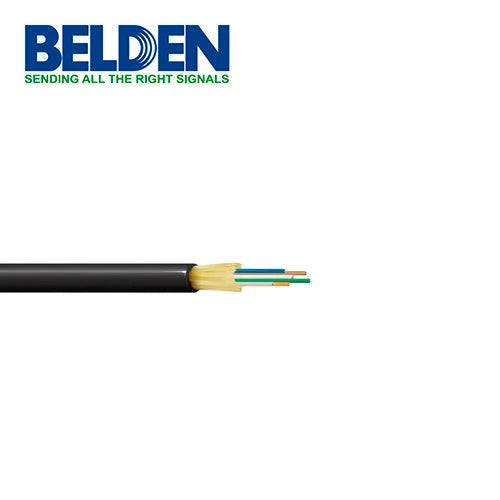 FIBRA OPTICA INTERIOR/EXTERIOR MONOMODO BELDEN FDSD006R9 6 HILOS OS2 NEGRO 3280FT/1000 METROS-Cable de Fibra Optica-BELDEN-Bsai Seguridad & Controles