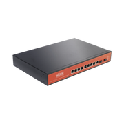 SWITCH ADMINISTRABLE CAPA 2 DE 8 PUERTOS 10/100/1000 POE + 2 X SFP GIGABIT, CON RESPALDO PARA ENERGÍA SOLAR-Inyectores PoE-WI-TEK-Bsai Seguridad & Controles