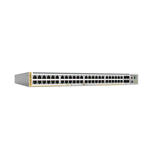 SWITCH L3 STACKABLE, 48X 10/100/1000-T POE+, 4X SFP+, 740W, FUENTE REDUNDANTE (TAA COMPLIANT VERSION)-Networking-ALLIED TELESIS-Bsai Seguridad & Controles