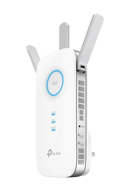 TP-LINK RE450 - REPETIDOR DE SEÑAL WIFI, AC1750, DOBLE BANDA 2.4GHZ (450MBPS) Y 5GHZ (1300MBPS) , INDICADOR INTELIGENTE DE SEÑAL, MODO PUNTO DE ACCESO, 3 ANTENAS EXTERNAS, 1 PUERTO 10/100/1000MBPS ETHERNET (RJ45)-Repetidores WIFI-TP-LINK-Bsai Seguridad & Controles