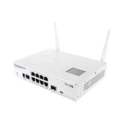 SWITCH INALÁMBRICO 2.4GHZ 802.11B/G/N, 8 PUERTOS 10/100/1000MBPS, 1 PUERTO 1000BASE-X SFP-Switches-MIKROTIK-Bsai Seguridad & Controles