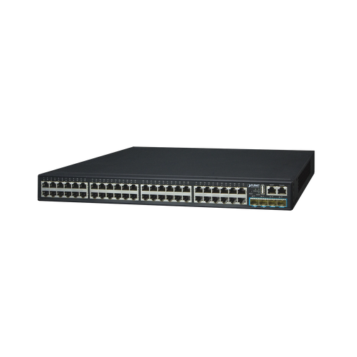 SWITCH ADMINISTRABLE STACK CAPA 3 48 PUERTOS 10/100/1000MBPS, 4 PUERTOS 10G SFP+-Switches-PLANET-SGS-6341-48T4X-Bsai Seguridad & Controles