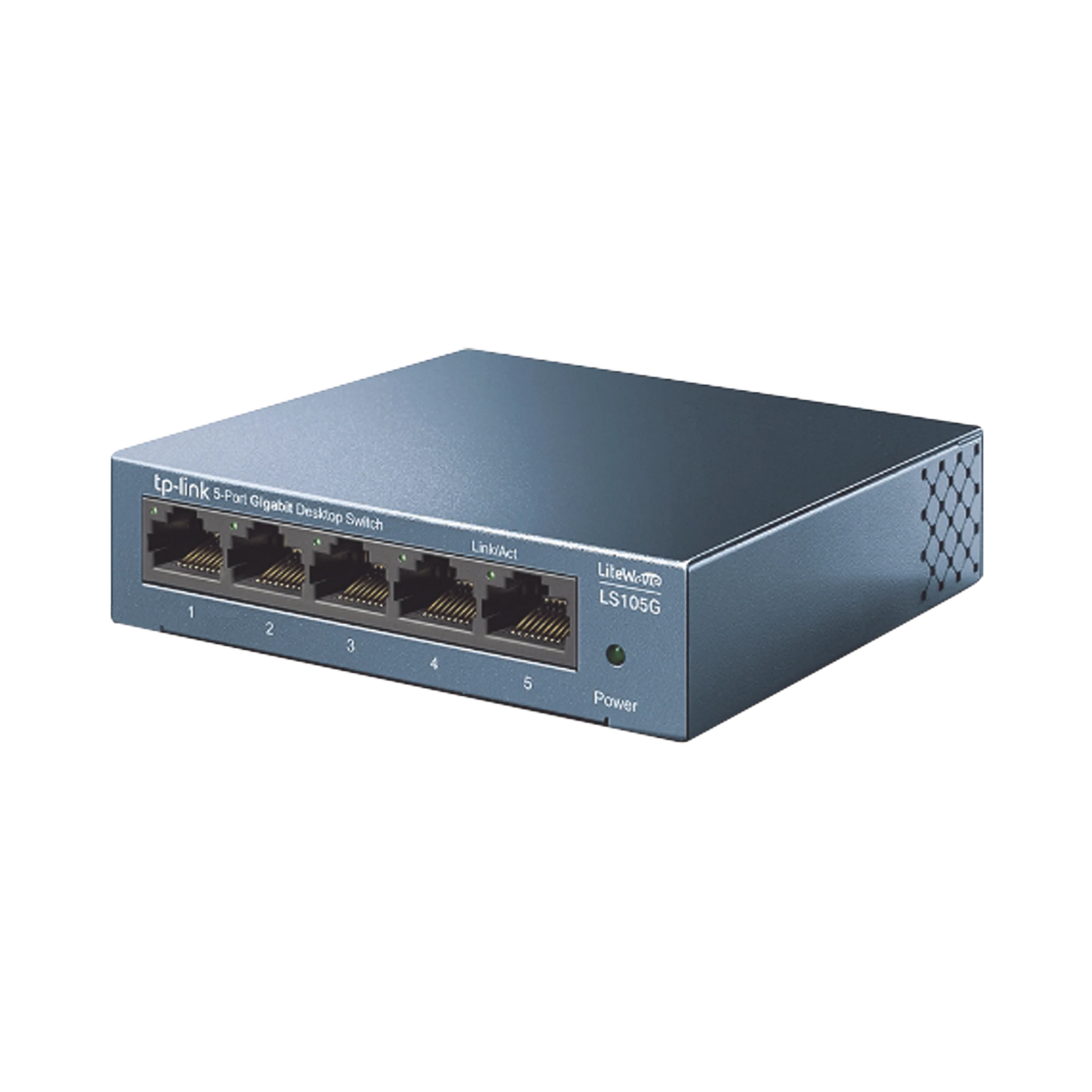 SWITCH DE ESCRITORIO GIGABIT DE 5 PUERTOS 10/100/1000MBPS, CARCASA METÁLICA-Switches-TP-LINK-Bsai Seguridad & Controles