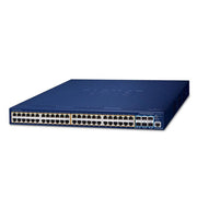 SWITCH PLANET STACKING SGS-6310-48P6XR/ L3 48 PUERTOS 10/100/1000T 802.3AT POE + SWITCH ADMINISTRADO APILABLE 10G SFP+ DE 6 PUERTOS CON ALIMENTACIÓN REDUNDANTE DE 55 VCC-Switches-PLANET-Bsai Seguridad & Controles