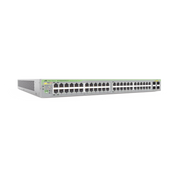 GIGABIT WEBSMART SWITCH, 48 PUERTOS TOTALES, 24C/POE+ 10/100/1000T, 4 PUERTOS SFP-Networking-ALLIED TELESIS-Bsai Seguridad & Controles