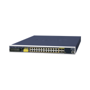 SWITCH POE INDUSTRIAL CAPA 3, CON 24 PUERTOS POE GIGABIT 802.3AF/AT, 4 PUERTOS SFP COMPARTIDOS 100 / 1000X, SOPORTA TEMPERATURAS EXTREMAS DE -40 ~ 75°C-Networking-PLANET-Bsai Seguridad & Controles