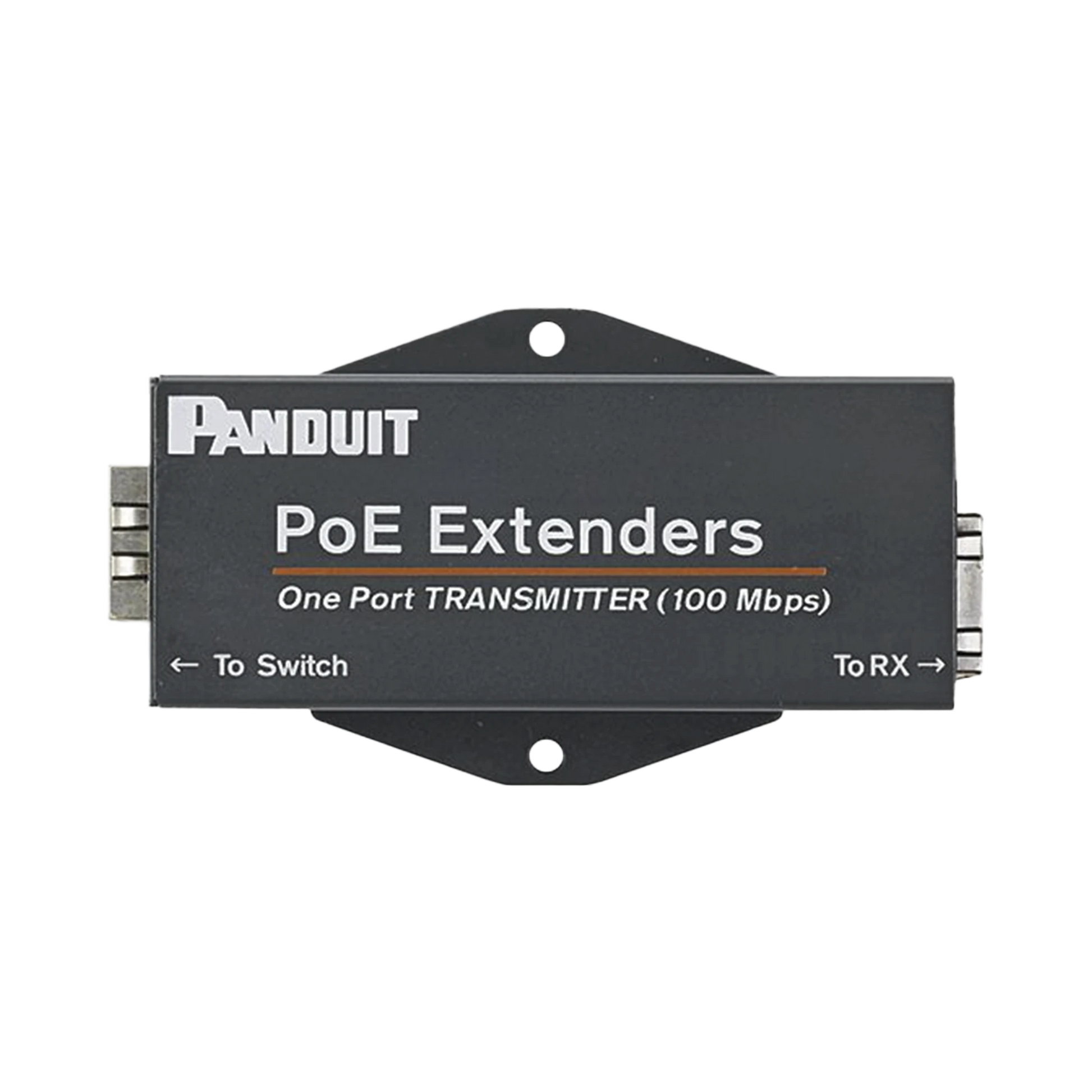 TRANSMISOR POE/POE+ PARA USO CON RECEPTOR POEXRX1, HASTA 610 METROS (2000 FT) CON CABLE CAT5E O CAT6, 10/100MBPS-Networking-PANDUIT-Bsai Seguridad & Controles