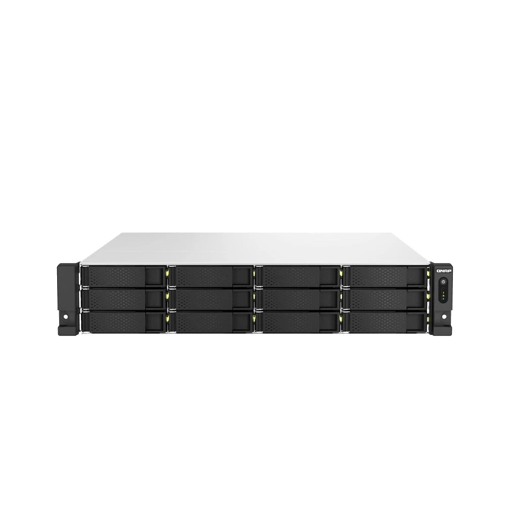NAS QNAP TS-H1887XU-RP-E2334-16G 18 BAHIAS PROCESADOR INTEL XEON E-2334 16GB EN RAM 2 PUERTOS DE RED 2 (2,5G/1G/100M) + 2 PUERTOS 10GBASE-T-Servidores NAS / STORAGE-QNAP-Bsai Seguridad & Controles