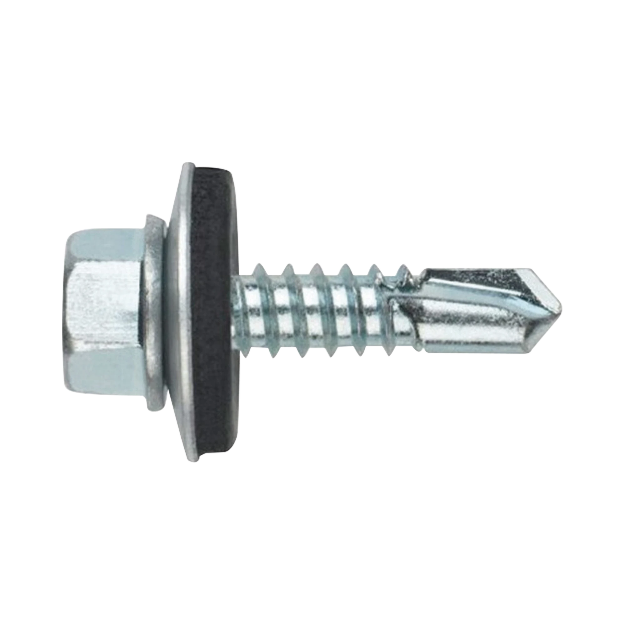 TORNILLO PUNTA BROCA SELLO MONTADO 6.5 X 50 MM (1/4 X 2) CAJ. C/100PZ.-Fijación-ANCLO-Bsai Seguridad & Controles