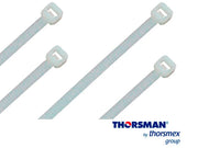 CINCHO NYLON TH-190 THORSMAN 4200-03000 COLOR NATURAL, A 4.8MM - L 190MM, BOLSA/100PZS, DIAMETRO MAXIMO CAPACIDAD DE ATADO 49MM, FABRICADO EN POLIAMIDA (NYLON 66), GRADO DE FLAMABILIDAD UL 94 V-2, TENSIÓN 22 (KG) IDEAL PARA DUCTOS Y CABLES-Fijacion-THORSMAN-Bsai Seguridad & Controles