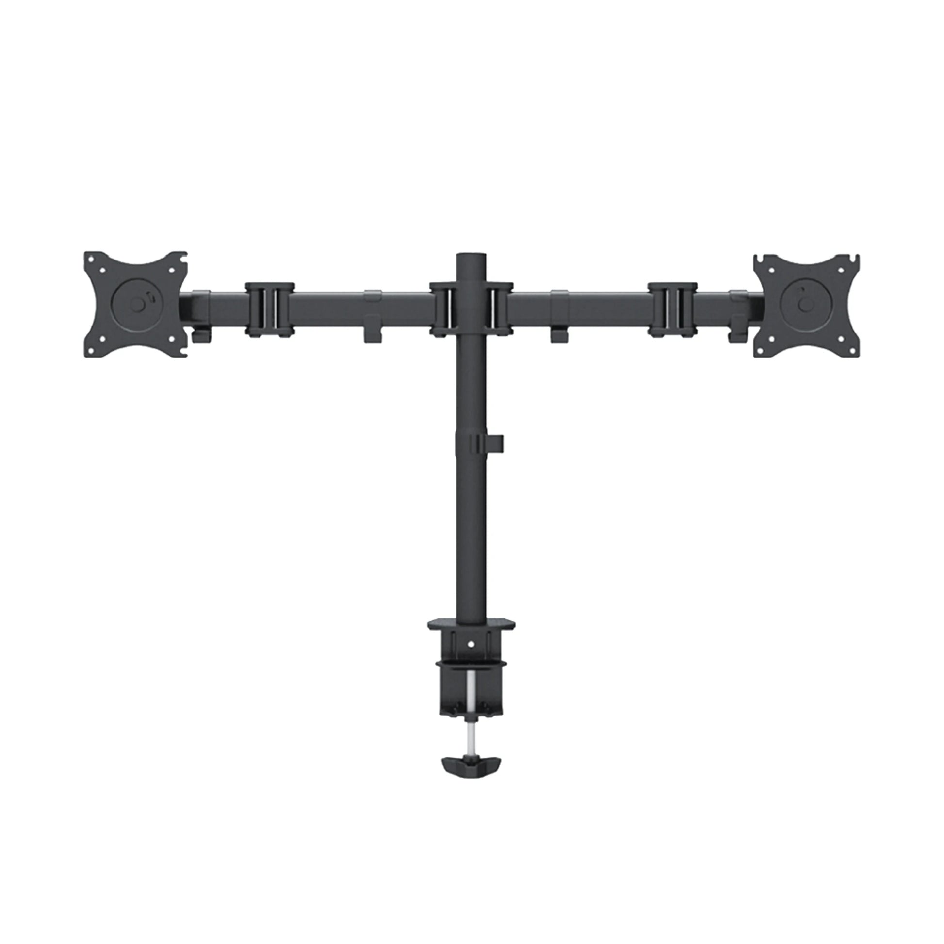 MONTAJE DE ESCRITORIO ARTICULADO PARA 2 MONITORES DE 13 A 27, CARGA MÁXIMA 15KG, VESA 75X75/100X100.-Monitores Pantallas y Mobiliario-EPCOM-Bsai Seguridad & Controles