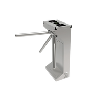 100% EXTERIOR, TORNIQUETE INDUSTRIAL EN ACERO INOXIDABLE, BIDIRECCIONAL, USO RUDO, ESPACIO PARA LECTORA DE PROXIMIDAD-Torniquetes y Puertas de Cortesía-ACCESSPRO-Bsai Seguridad & Controles