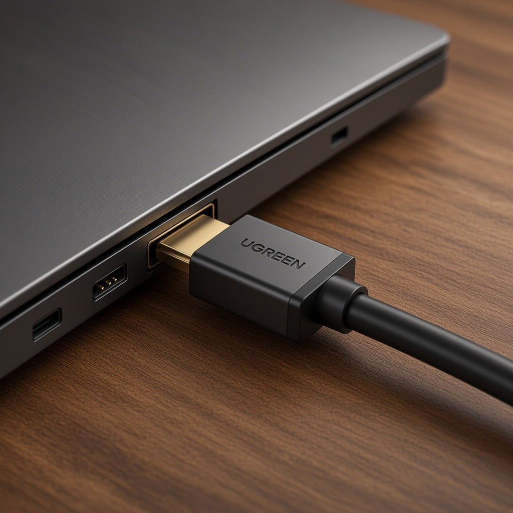 CABLE HDMI 2.0 / 4K@60HZ / 1 METRO (3.28 PIES) / 18 GBPS / 30AWG / HDR / ARC / HEC / 32 CANALES DE AUDIO [10106] instalado