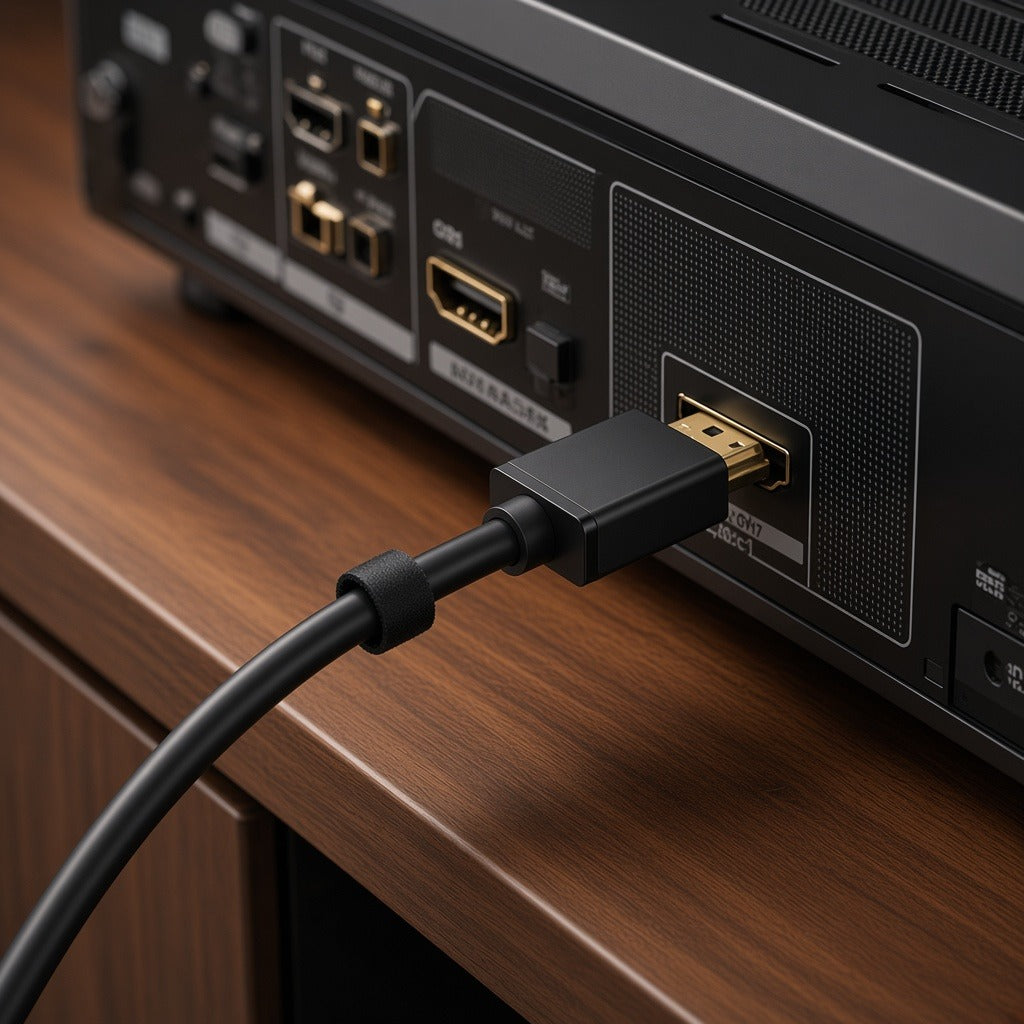 CABLE HDMI 2.0 / 4K@60HZ / 18 GBPS / HDR / 3D / ARC / HEC / 3 M (9.84 FT) / 30AWG [10108] instalado