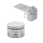 85M + 87M / KIT DE BIVELO Y TEJUELO MEDIANOS PARA PUERTAS DE HASTA 450 KG