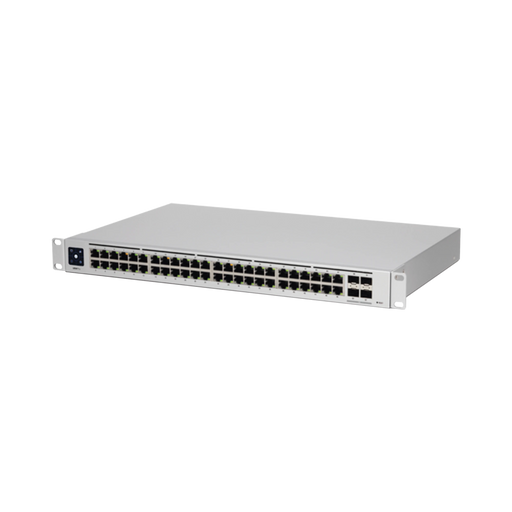 UNIFI SWITCH USW-PRO-48, CAPA 3 DE 48 PUERTOS GIGABIT RJ-45 + 4 PUERTOS 1/10G SFP+, PANTALLA INFORMATIVA-Switches-UBIQUITI NETWORKS-USW-PRO-48-Bsai Seguridad & Controles