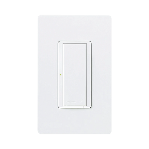 SWITCH ON/OFF RRD-8S-DV-WH DE DOBLE VOLTAJE, UN SOLO POLO 12V/, 8A/, 1/10HP 3A EN MOTORES, APAGA Y ENCIENDE ILUMINACIÓN Ó MOTOR, NO REQUIERE CABLE NEUTRO.-Automatizacion - Casa Inteligente-LUTRON ELECTRONICS-RRD8SDVWH-Bsai Seguridad & Controles